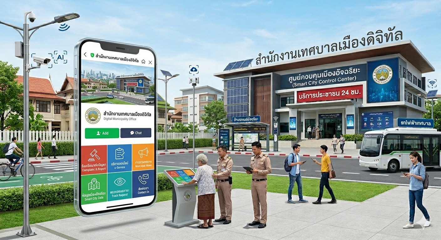 ภาพระบบ LINE OA